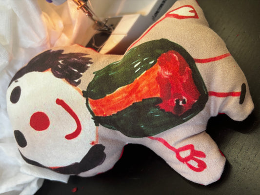 Peluche personalizzato con stampa misura 30 cm