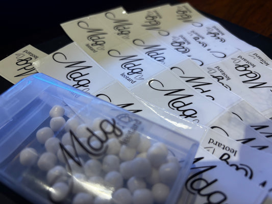 100 etichette in pvc personalizzabili