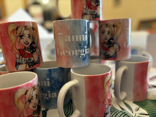 Tazza personalizzabile in ceramica con stampa su tutta la superficie