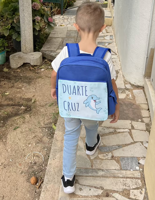 Zaino asilo per bambino e bambina personalizzabile