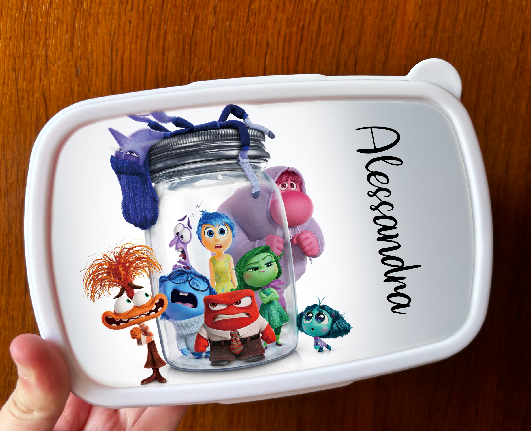 Porta merenda personalizzabile in plastica