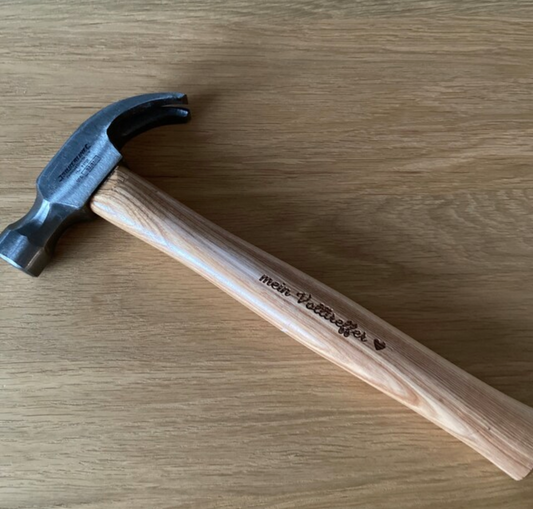 Martello in legno personalizzabile con incisione