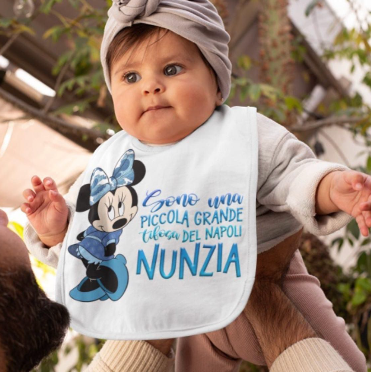 Bavaglino personalizzato con ricamo o stampa personalizzabile