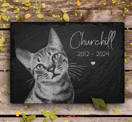 Lapide personalizzata in pietra per amici a 4 zampe