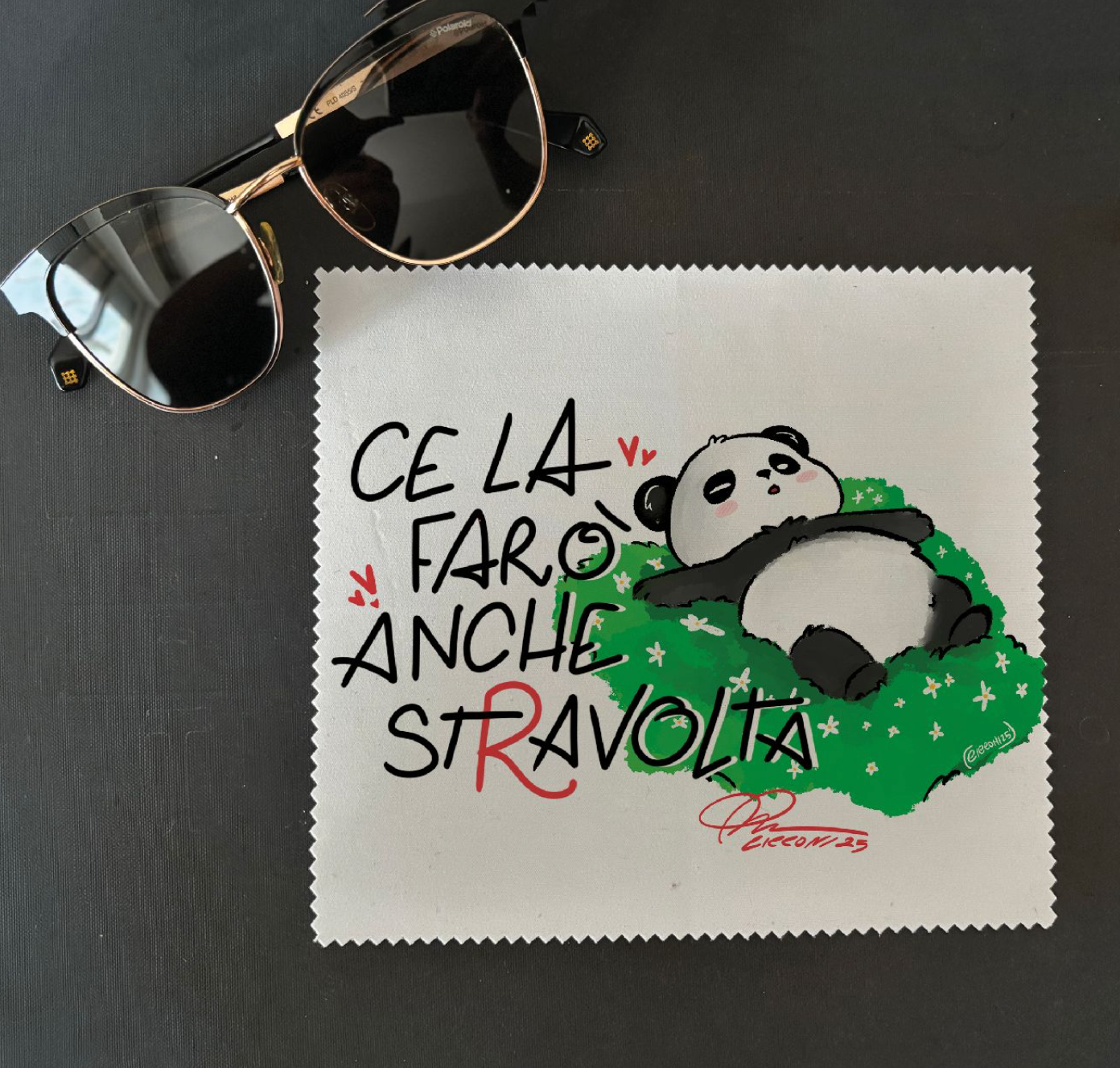 Pezze per occhiali simpatiche con varie grafiche