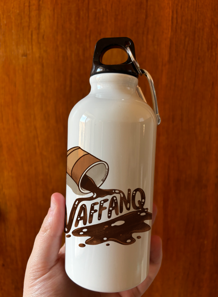Borraccia mani di mer*a: vaffanq