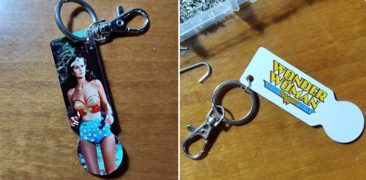 Portachiavi Sblocca carrello in metallo personalizzabile