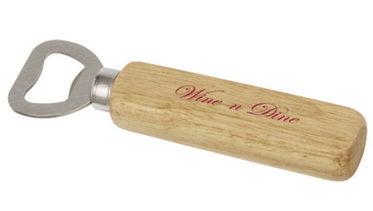 apribottiglie in legno personalizzabile