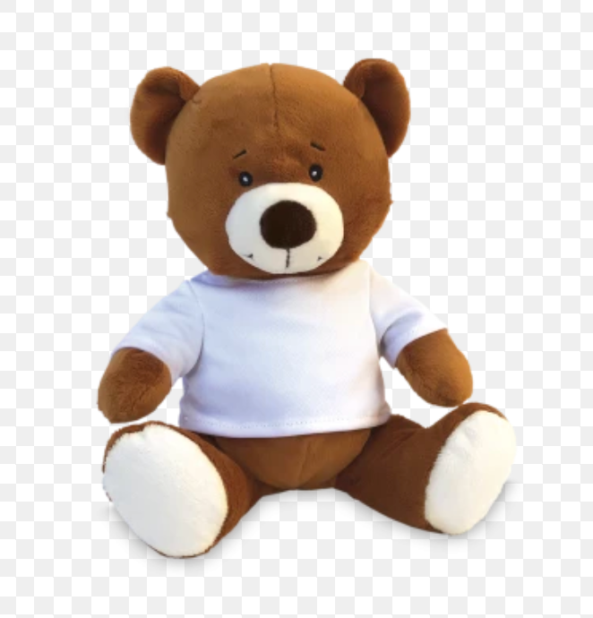 Peluche di vario tipo parlante con maglietta personalizzata