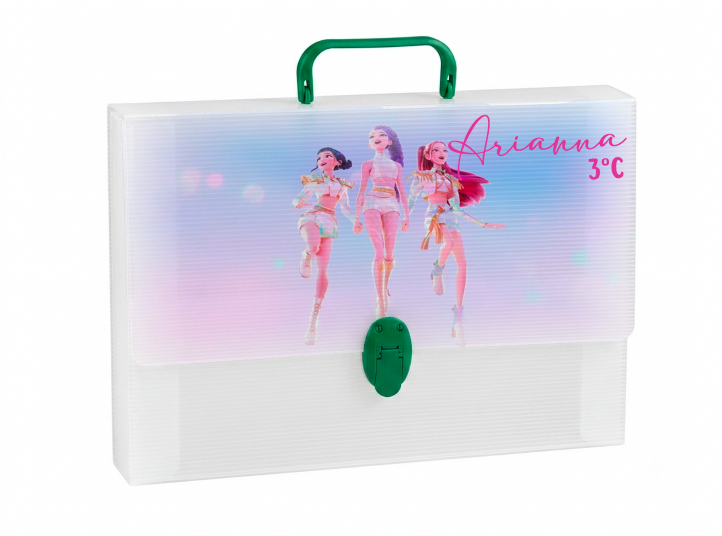 Valigetta in PVC Scolastica Personalizzabile (27x38 cm) | Stampa Fronte e Retro per Scuola Elementare e Media