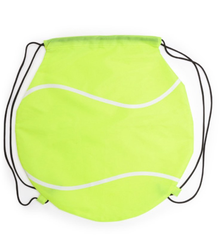Sacche sport personalizzabili con il nome a forma di pallone calcio, basket o tennis