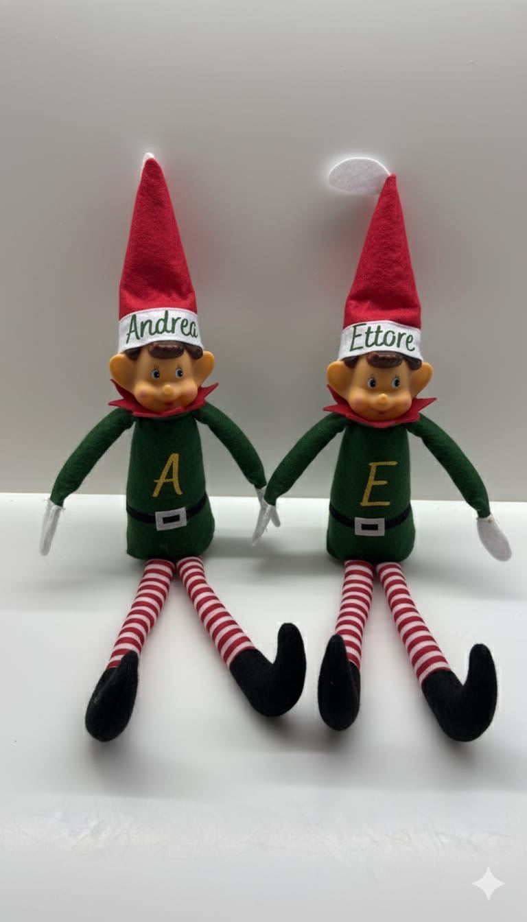 Elfo di babbo Natale personalizzato