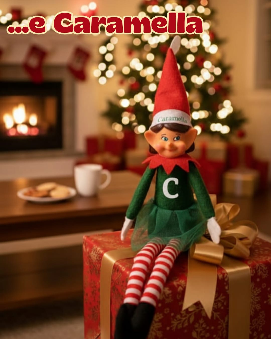 Elfo di babbo Natale personalizzato