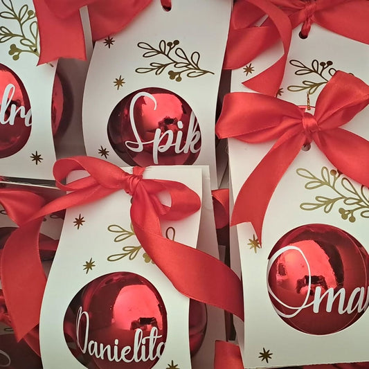 Scatoline per palle di Natale  personalizzabili