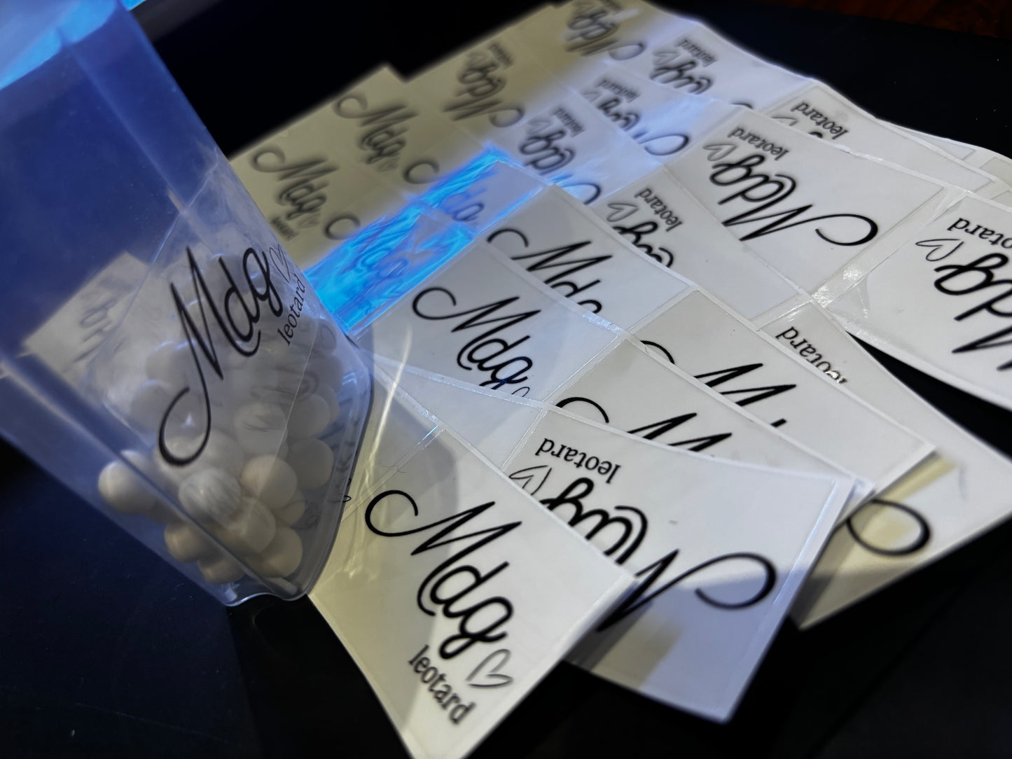 100 etichette in pvc personalizzabili