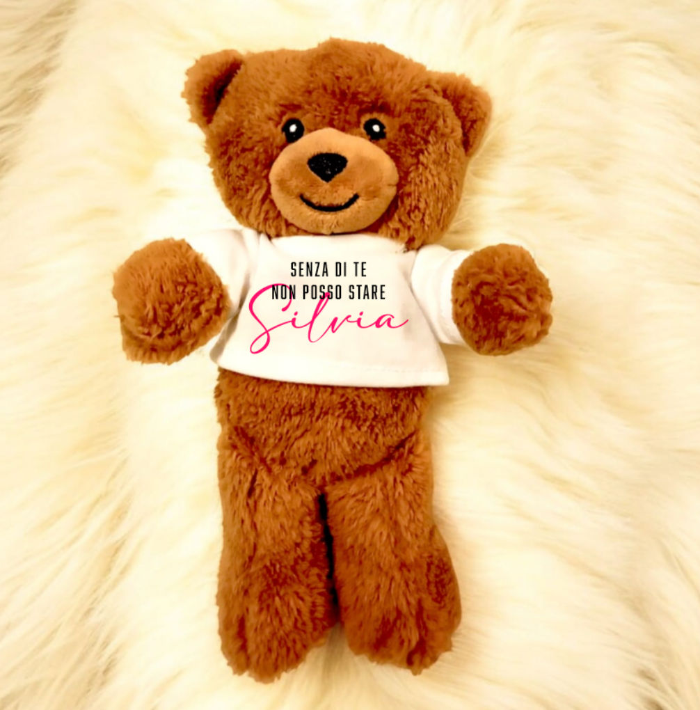 Peluche  parlante con maglietta personalizzata