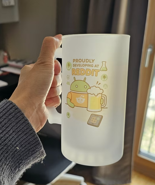 Boccale da birra in vetro ghiacciato personalizzato