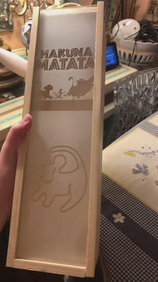 Cassetta in Legno Personalizzabile per Vino, Spumante e Champagne